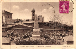 CAP CORSE - CANARI - Le Monument Aux Morts Entouré De Canons - Au Fond, Le Campanile Détaché - Sonstige & Ohne Zuordnung