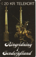 Denmark, TS 009, Riding At The Ring In Soenderborg, Horse, Mint Only 5.000 Issued, 2 Scans. - Danimarca