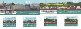 GUERNSEY, Booklet 101/02, 2022. Self-adhesive Stamps, 10x Bailiwick, 10x UK Rate - Guernsey