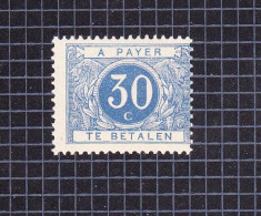 1895 Nr TX7* Met Scharnier.Cijfer Op Gekleurde Achtergrond. - Briefmarken