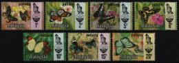 Malaya - Pahang 1971 - Mi-Nr. 83-89 I ** - MNH - Schmetterlinge / Butterflies - Pahang
