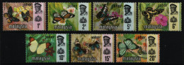 Malaya - Johore 1971 - Mi-Nr. 161-167 I ** - MNH - Schmetterlinge / Butterflies - Johore