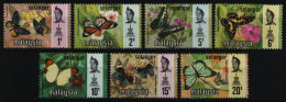 Malaya - Selangor 1971 - Mi-Nr. 105-111 I ** - MNH - Schmetterlinge - Selangor