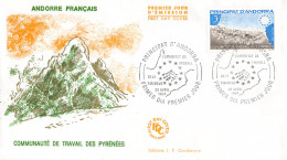 FDC - Communauté De Travail Des Pyrénées, Oblit PJ 28/4/84 - FDC
