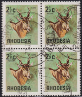 1974 Rhodesien ° Mi:RH 141, Sn:RH 329, Yt:RH 235, Sg:RH 490, Common Eland (Taurotragus Oryx) - Rodesia (1964-1980)