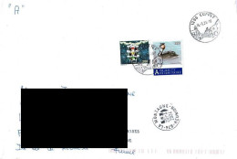 SUISSSE SWITZERLAND 2023 Christmas Noel Grebe Bird 2017  2008 Cover FRANCE REUNION - Lettres & Documents