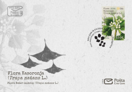 2024 FDC, Flora Of Kasoronja (Trapa Natans L.), Montenegro, MNH - Montenegro