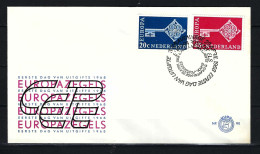 NIEDERLANDE FDC Mit Komplettsatz Der Europamarken 1968 - Siehe Bild - FDC