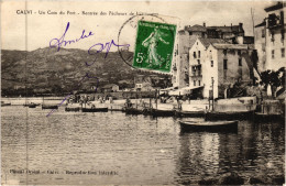 CORSE - CALVI - Rentrée Des Pêcheurs De Langoustes Au Port - 1913 - P. Orsini - Calvi