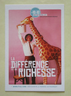 GIRAFE - Carte Publicitaire FUAJ - Auberge De Jeunesse La Rochelle - Giraffen