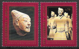 1997 UNO Genf Mi. 321-2**MNH   25 Jahre Welterbekonvention Der UNESCO - Unused Stamps