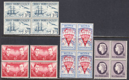 New Zealand - Ross Dep. 1957 Mint No Hinge, 4 Sets, Some Blocks, Sc# L1-L4, SG - Otros & Sin Clasificación
