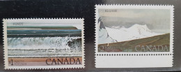 Canada 1979 MNH Sc #726** -727**   1$ And 2$  National Parks, Fundy And Kluane - Neufs