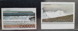 Canada 1979 MNH Sc #726** -727**   1$ And 2$  National Parks, Fundy And Kluane - Ongebruikt