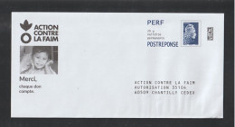 PAP - ACTION CONTRE LA FAIM . Chantilly Cedex  - N° Au Dos: 391085 - Neuf ** - Repiquage Marianne L' Engagée - 2 Scan - Listos Para Enviar: Respuesta/Marianne L'Engagée