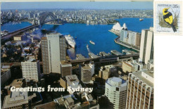 AUSTRALIA SYDNEY Greetings From... Panorama Nice Stamp - Sydney