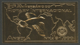 Angola 1995 - Mi-Nr. 999 ** - MNH - Gold - Rotary - Angola