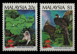 Malaysia 1989 - Mi-Nr. 416-417 ** - MNH - Wildtiere / Wild Animals - Malaysia (1964-...)