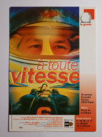 VOITURE / COURSE AUTOMOBILE - F1 / GRAND PRIX - Pilote Avec Casque - Carte Publicitaire Géode - Grand Prix / F1