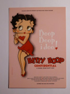 BETTY BOOP En Robe Rouge / Bande Dessinée - Film Betty Boop Confidential - Carte Publicitaire - Bandes Dessinées