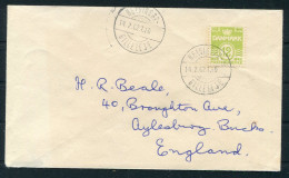 1962 Denmark Railway Cover Helsingor / Gilleleje - Cartas & Documentos