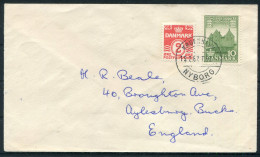 1962 Denmark Railway Cover Copenhagen / Nyborg - Storia Postale