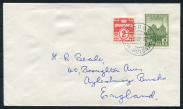 1962 Denmark Railway Cover Orø / Holbæk - Lettres & Documents