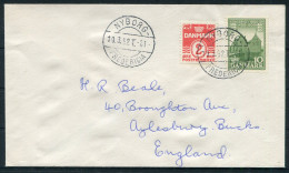 1962 Denmark Railway Cover Nyborg / Fredericia - Lettres & Documents