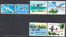 Samoa 1965-70 Air Mail, Mint No Hinge, Sc# C1-C6, SG - Samoa