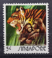 Singapur 1973 Tiger Und Orang-Utan SG 225** - Singapore (1959-...)