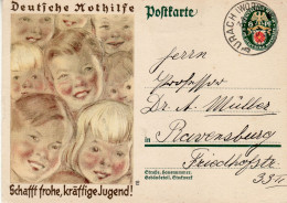 GERMANY WEIMAR REPUBLIC 1929 POSTCARD MiNr P 209 SENT FROM URACH TO RAVENSBURG - Cartes Postales