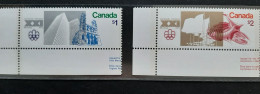 Canada 1976 MNH Sc #687** And 688**   1$ And 2$ Olympics, Notre Dame And Stadium - Ongebruikt