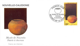 FDC - Poterie Du Musée De Nouméa, Oblit 12/4/96 - FDC