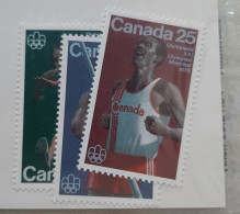 Canada 1975 MNH Sc #664**-666**   Serie Olympic Track And Field Sports - Unused Stamps