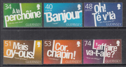 2008 Guernsey Language Phrases Europa Complete Set Of 6 MNH @ BELOW FACE VALUE - Guernsey