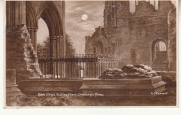 CG49.Vintage Postcard.Earl Haig's Resting Place. Dryburgh Abbey. Roxburghshire - Roxburghshire