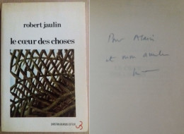 C1 Robert JAULIN Le COEUR DES CHOSES 1984 Envoi DEDICACE Signed ETHNOLOGIE PORT INCLUS France - Signierte Bücher