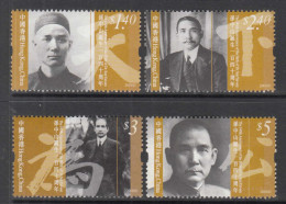 2006 Hong Kong Dr. Sun Yat-sen President Of China  Complete Set Of 4 MNH - Unused Stamps