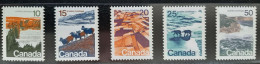 Canada 1972 MNH Sc #594**-598**   Landscape Definitives - Neufs