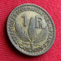 Cameroon Cameroun 1 Franc 1925  W ºº - Cameroun