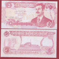 Iraq--5 Dinars  --1992---UNC---(433) - Irak