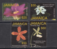 2006 Jamaica Flowers Christmas Navidad Fleurs Noel Complete Set Of 4 MNH - Jamaica (1962-...)