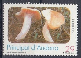 SPANISH ANDORRA 239,unused,mushrooms (**) - Nuevos