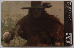 CINEMA - Gérard DEPARDIEU / Film CYRANO DE BERGERAC - Carte Souple UGC Privilege 2 - Movie Cards