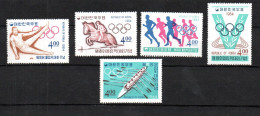 Korea 1964 Satz 457/61 Olympische Spiele/Sport Postfrisch - Corea Del Sur