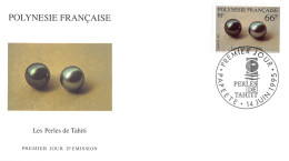 FDC - Les Perles De Tahiti (2 Env.), Oblit 14/6/95 - FDC