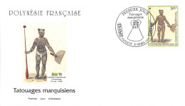 FDC - Tatouages Marquisiens (2 Env.), Oblit 27/4/99 - FDC