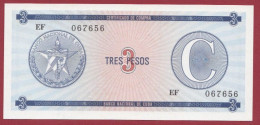 Cuba--3 Peso   ---1985-  (C)----UNC---(444) - Kuba