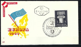 ÖSTERREICH FDC Mit Europamarke 1960 - Siehe Bild - FDC