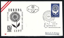 ÖSTERREICH FDC Mit Europamarke 1964 - Siehe Bild - FDC